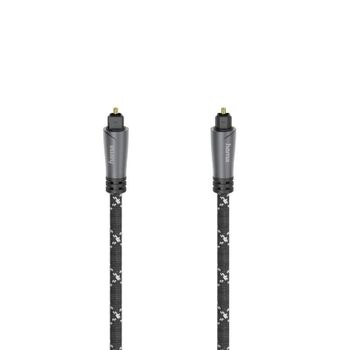 Cable de audio óptico Hama 00205139 1,5 m conectores Toslink chapados en oro