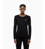 ea7 para mujer 7w000456af10373 camiseta de manga larga de punto elastico negro m casual algodon
