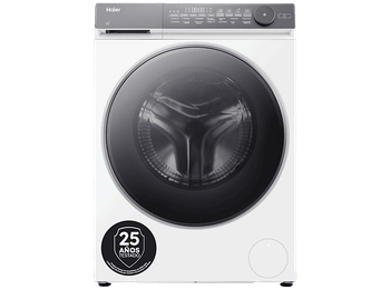 Lavadora carga frontal - Haier X7 Series HW120-B14367U-IB, 12 kg, 1400 rpm, Función Vapor, ABT Anti-bacterias, Blanco