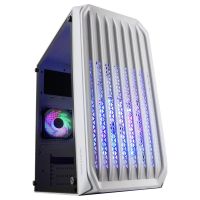 mars gaming mc-s2 caja pc micro-atx ultra-compacta 2x ventilador frgb usb 30 ventana blanco