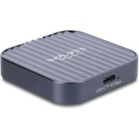 caja pc delock m2 2230 metal negro gris ssd nvme usb-c