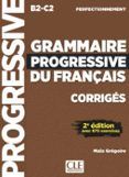 corriges pour grammaire progressive niveau perfectionnement b2c2