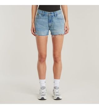 G-Star para mujer. D24376-D788-H119 Shorts True Raw Edge azul (29), Casual, Algodón, Denim