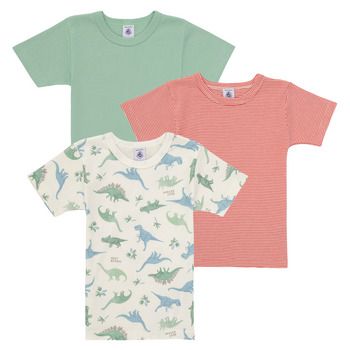 Petit Bateau Camiseta 3 TEE SHIRTS MC para niño