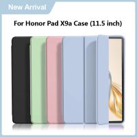 coque para honor pad x9a funda de 115 pulgadas de cuero pu con soporte trasero de silicona suave para tableta funda honor pad x9a funda 2025