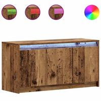mueble de tv 100 x 34 x 50 cm madera envejecida vidaxl