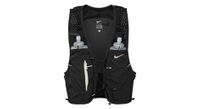 bolsa de hidratacion nike run 5l   2 botellas de 500 ml negro unisex