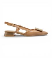 hispanitas para mujer hv243349 bailarinas dali marron 35 piel plano hebilla casual