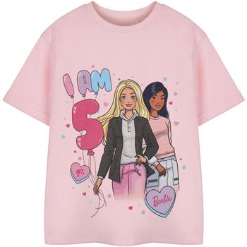 Dessins Animés Camiseta I Am 5 para niña