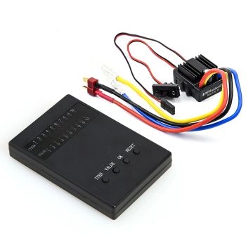 Nuevo 1/10 1/8 WP Crawler Pincel Cepillado Controlador de velocidad electrónico resistente al agua de 80A ESC con tarjet