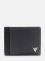 cartera berna de piel genuina con logotipo