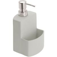 dispensador de gel con reposa cepillos festival gris wenko