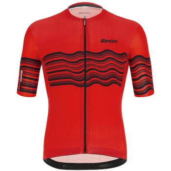 Santini Tono Profilo Jersey - M - Red