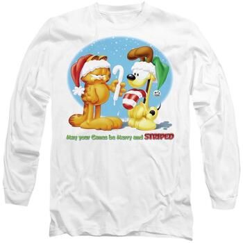 Garfield Camiseta manga larga Merry And Striped para mujer