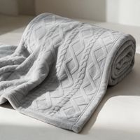 ca  manta de sofa borrego  sherpa doble cara franela  100 poliester  suave y calida para invierno