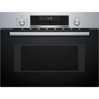 microondas bosch serie 6 cma585gs1 44l 900w combinado integrado con display lcd