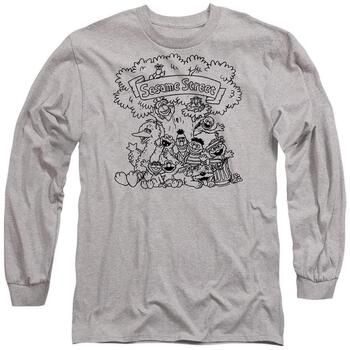 Sesame Street Camiseta manga larga Simple Street para hombre