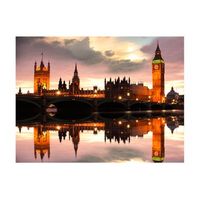 papel pintado 3d - big ben al anochecer londres 300x231 cm