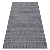 alfombra casa eco sisal boho ojetes 22075 negro  gris alfombra reci 172x270 cm