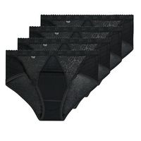 sloggi culote y bragas chic midi pack x4 para mujer