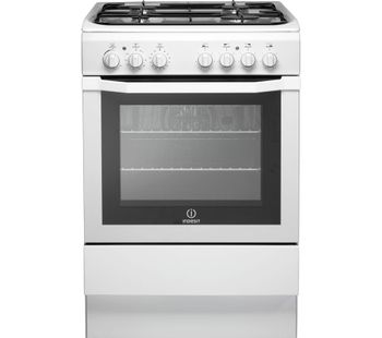 INDESIT I6GG1W 60 cm Gas Cooker - White, White
