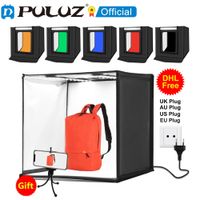 puluz-caja de luz de estudio fotografico tienda de luz de disparo 6 colores fondo de mesa 60x60