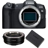 eos r8 cuerpo adaptador de montaje ef-eos r lp-e17 bateria
