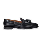 polo ralph lauren para hombre 811967540002 mocasines de piel maestra negro 43 plano ninguno casual