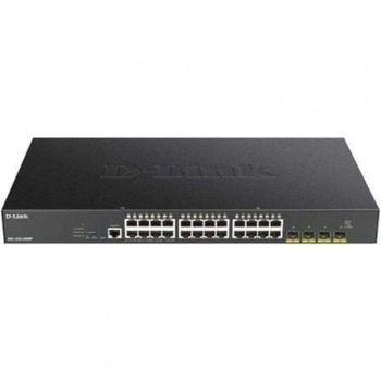 Switch Gestionado D-Link DGS-1250-28XMP 28 Puertos Gigabit PoE+ 4 SFP+ 128Gbps
