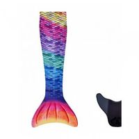 cola de sirena con monoaleta aquaris rainbow xs