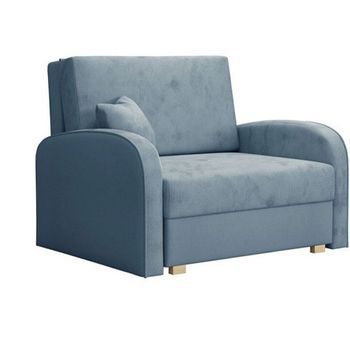Sillón Columbus 160, Azul, Tapiz, 85x103x98cm