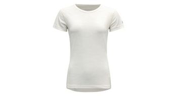 Camiseta de mujer devold breeze merino 150 blanca