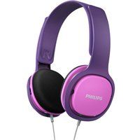 philips shk2000pk kids headphones - pink  purple pink