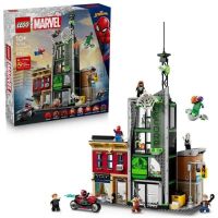 set lego marvel spider-man vs oscorp 808 piezas 8 minifiguras edificios urbanos