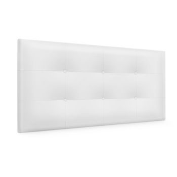 Cabecero De Polipiel Capitoné 110x60cm Camas 105 - Blanco