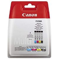 canon cli-571 multipack original negrocianmagentaamarillo
