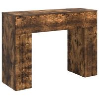 mesa de centro roble ahumado 102 x 35 x 75 cm vidaxl
