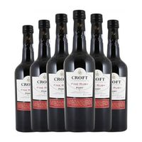 croft port vino generoso fine ruby porto 75 cl 20 vol pack de 6 unidades
