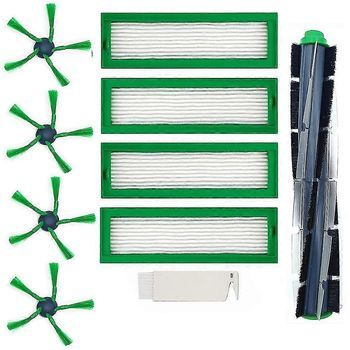 Cepillo De Rodillo De Repuesto Cepillos Laterales Filtro Hepa Compatible Vorwerk Kobold Vr200 Vr300 Robot Aspirador + (anuncios