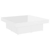 mesa de centro de 4 piezas de diseno moderno y contemporaneo 90 x 90 x 28 cm madera de ingenieria blanco brillo dec038187