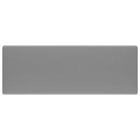 lavabo de bano moderno  lavabo cuadrado rebosadero ceramica gris claro mate 41x41 cm