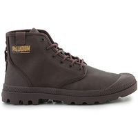 palladium zapatillas altas pampa hi coated 74375-249-m dark cocoa para mujer