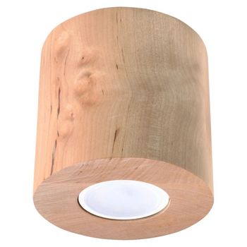 Foco de superficie inba madera natural