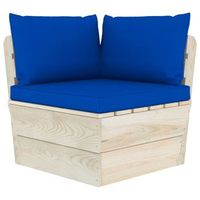 sofa de esquina de palets de jardin  sofa de exterior cojines abeto impregnado