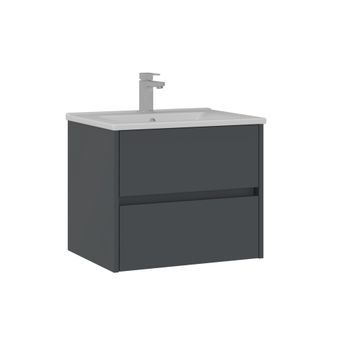 Mueble Para Lavabo  - 65 X 45 X 52 Cm - Antracita Mate