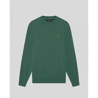 lyle  scott jersey kn2136v cotton crew-w130 everglade para hombre