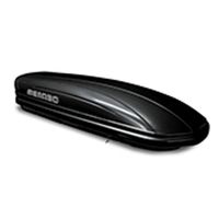 mania 460ltr roof box - black