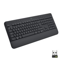 logitech signature k650 teclado inalambrico completo con reposamanos y receptor usb logi bolt