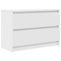 mueble de tv de madera de ingenieria blanco 80x35x54 cm vidaxl