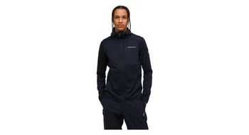 Forro polar con cremallera peak performance utility light negro